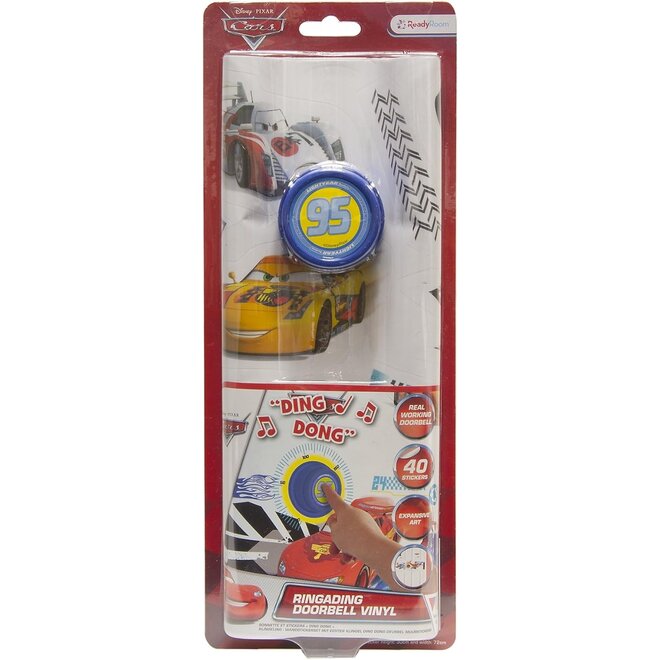Disney Cars Deurbel met 40 Muurstickers - WorldsApart