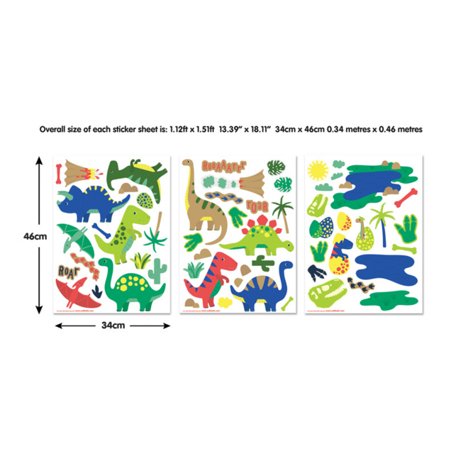Dinosaurus Muurstickers Room decor Kit - Walltastic