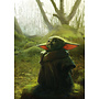 Star Wars Vlies Behang - 200x280 cm - Mandalorian Grogu