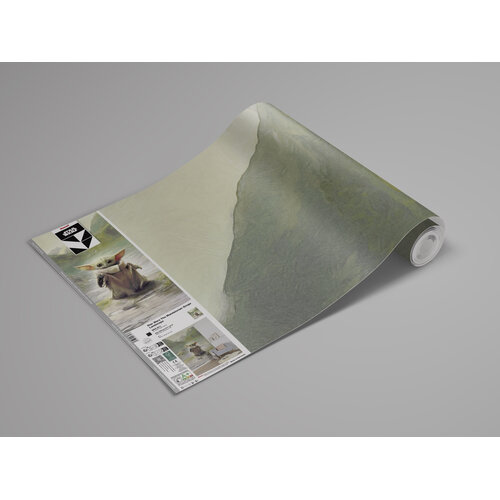 Star Wars Star Wars Vlies Behang - 200x250 cm - Mandalorian Grogu Star Wars Star Wars Vlies Behang - 200x250 cm - Mandalorian Grogu