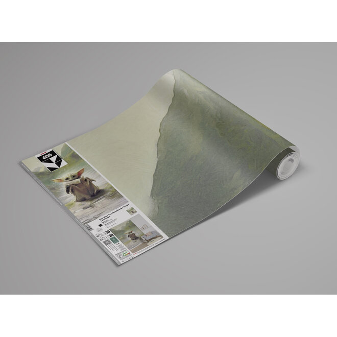 Star Wars Vlies Behang - 200x250 cm - Mandalorian Grogu