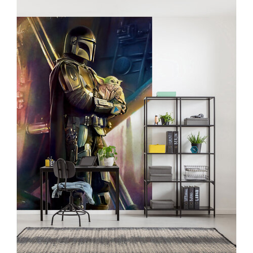 Star Wars Star Wars Vlies Behang - 200x280 cm - Mandalorian Savior Star Wars Star Wars Vlies Behang - 200x280 cm - Mandalorian Savior