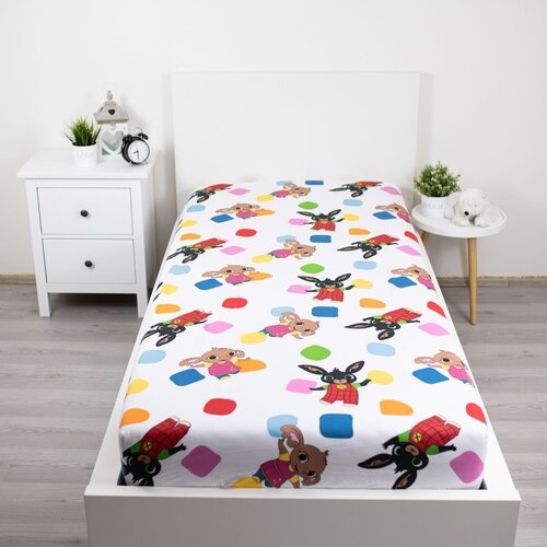 Bing Konijn Bing Konijn Hoeslaken 90x200 cm - Bing en Sula Bing Konijn Bing Konijn Hoeslaken 90x200 cm - Bing en Sula
