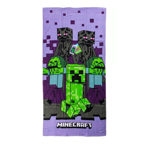 Minecraft Minecraft Badlaken Creeper - Katoen - Purple