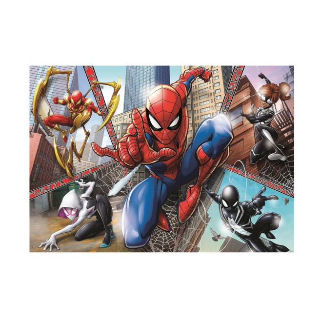 Spiderman 2 in 1 Legpuzzel - 2 x 60 stukjes - Marvel