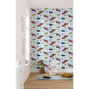 Disney Cars Disney Cars Vlies Behangrol - 1005x53 cm - Let's Race Disney Cars Disney Cars Vlies Behangrol - 1005x53 cm - Let's Race