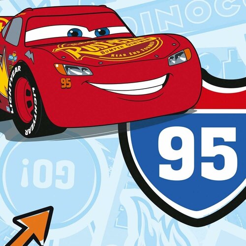 Cars Disney Cars Vlies Behangrol - 1005x53 cm - Let's Race Cars Disney Cars Vlies Behangrol - 1005x53 cm - Let's Race