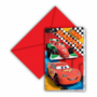 Disney Cars Uitnodigingen - 6 Stuks