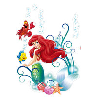Disney Princess Ariel Muurstickers - 50x70 cm