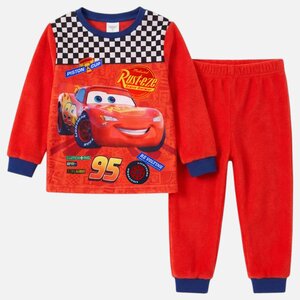 Disney Cars Disney Cars Fleece Pyjama - Rood Disney Cars Disney Cars Fleece Pyjama - Rood