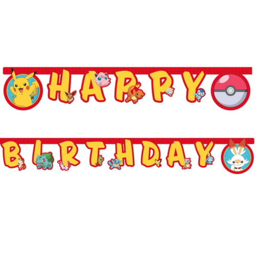Pokemon Pokemon Letterslinger FSC  - Happy Birthday