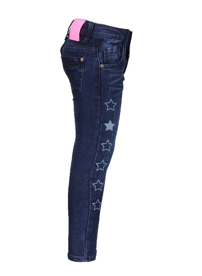 Broek Denim Stars Blue