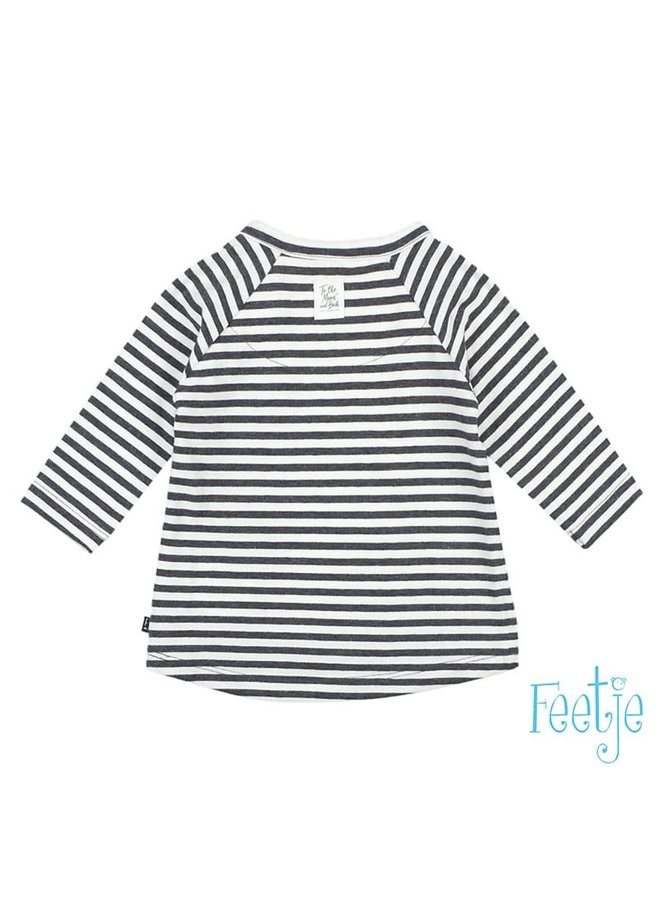 Dots Longsleeve Stripe Antraciet