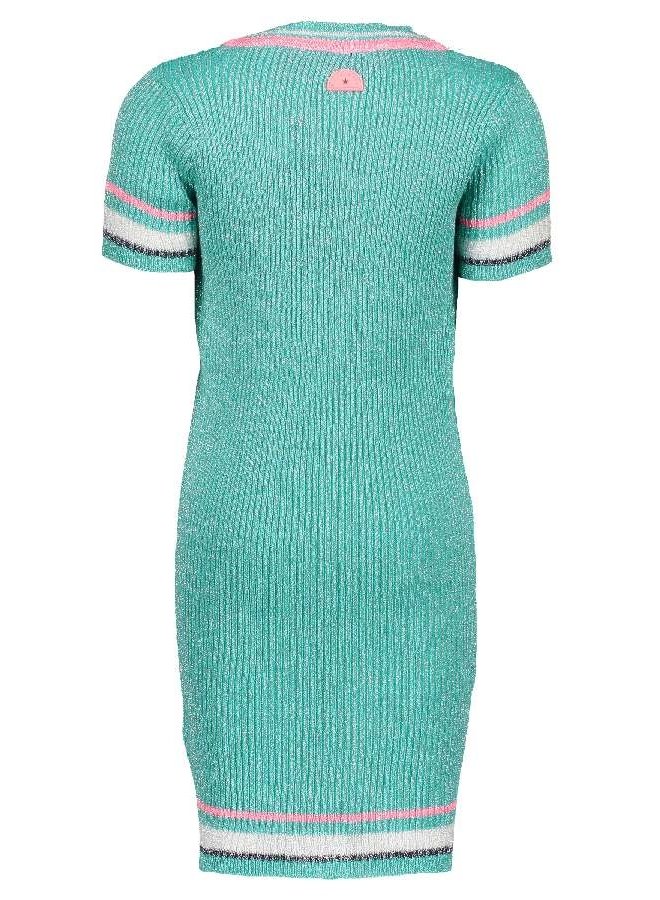 Jurk Knitted Hot Turquoise
