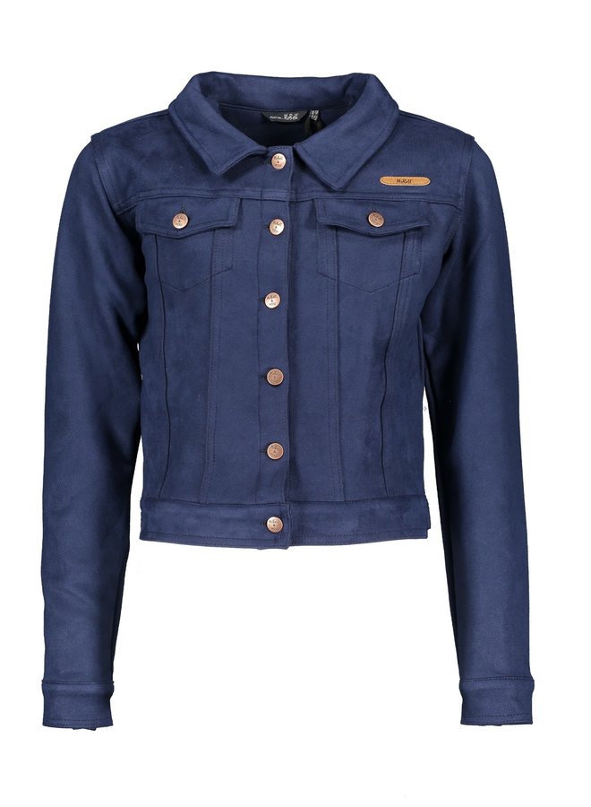 Suede Jasje Blauw