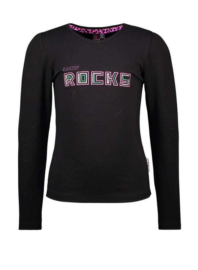 Longsleeve Rocks Black