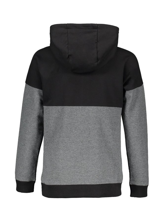 Kakoi Sweater Hooded Dark Grey Melee