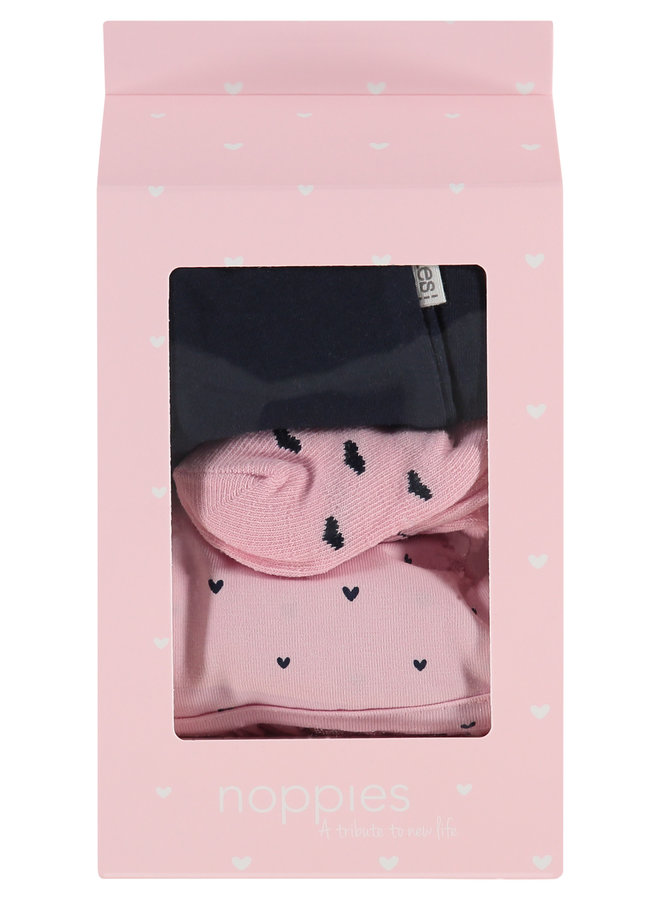 Giftset Jurkje, Legging en Sokjes Roze