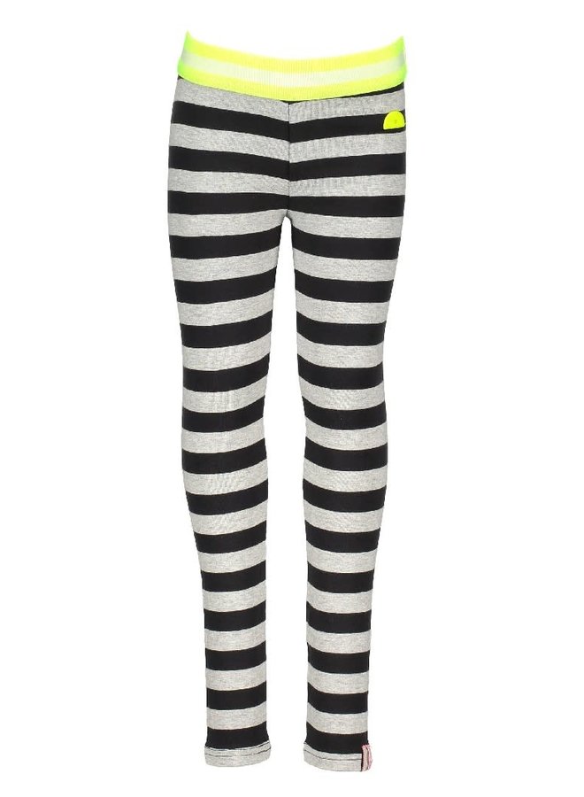 Legging Stripe Grey/Black - www 