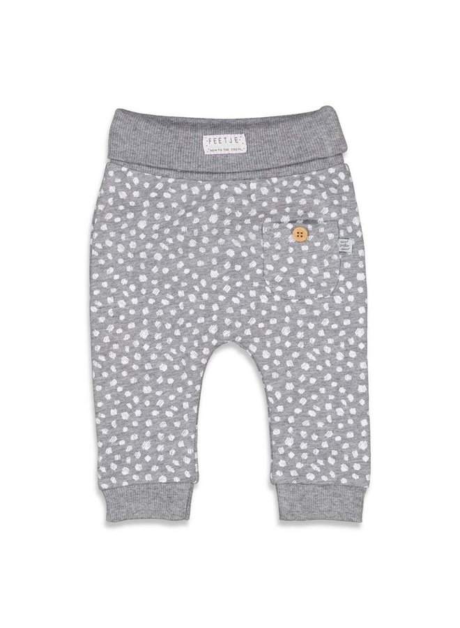 Animal Friends Broek AOP Grijs Melee/Printje