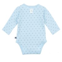 Mini Person Romper met Knoopjes Licht Blauw Feetje Mini Person Romper met Knoopjes Licht Blauw