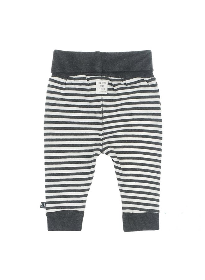 Mini Person Broek Streep Antraciet