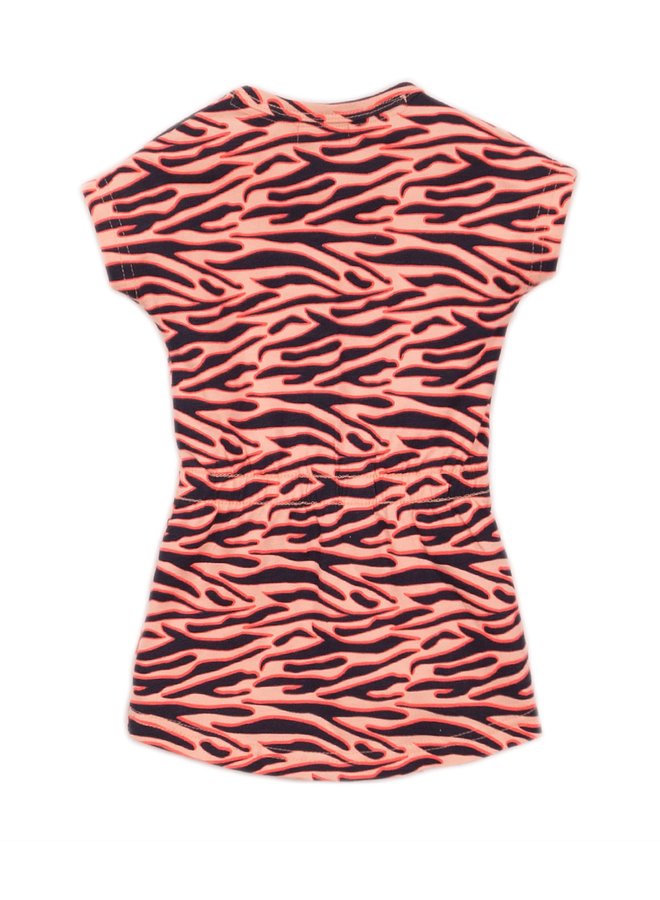 Jurk Peach/Navy