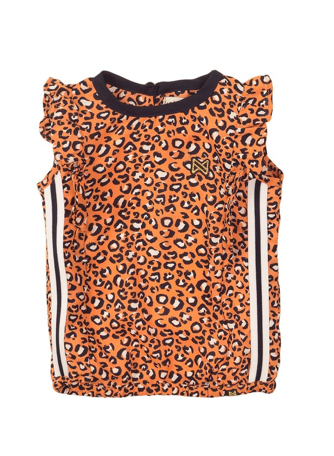 Blouse Print Orange