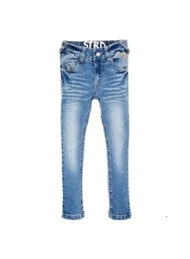 Jeans Power Stretched Bleached Denim