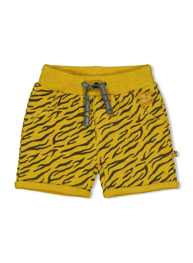 Go Wild Short Printje Okergeel Melee