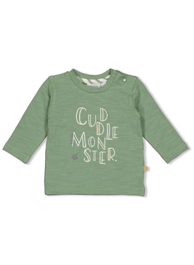 Dinomite Longsleeve Cuddle  Monster Groen