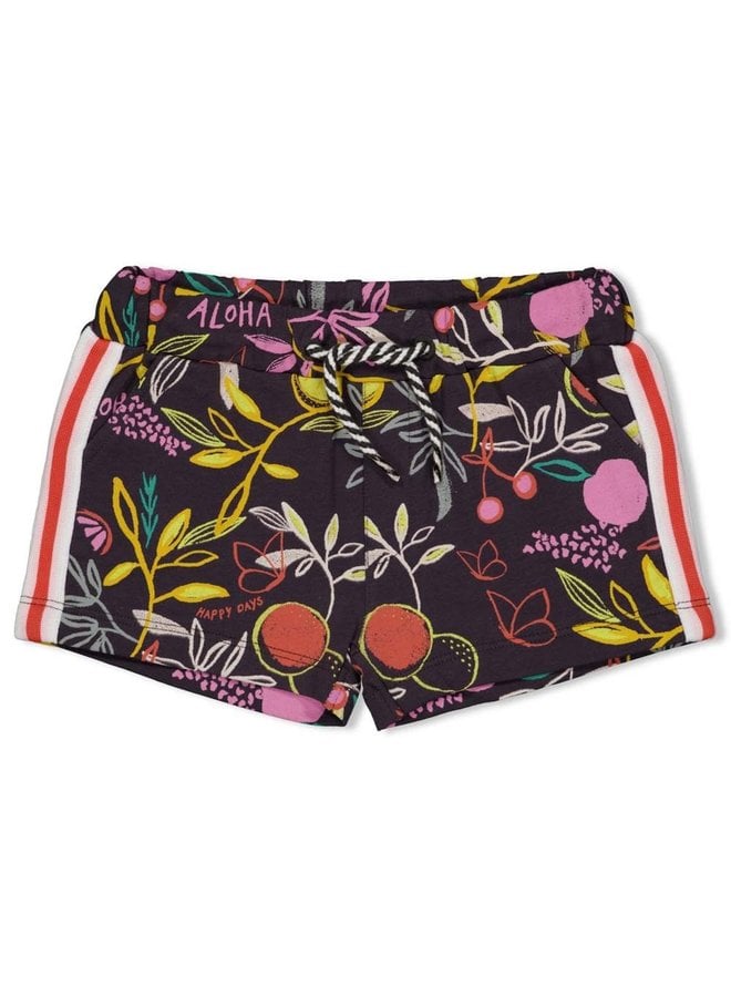 Tutti Frutti Short met Printje Antraciet