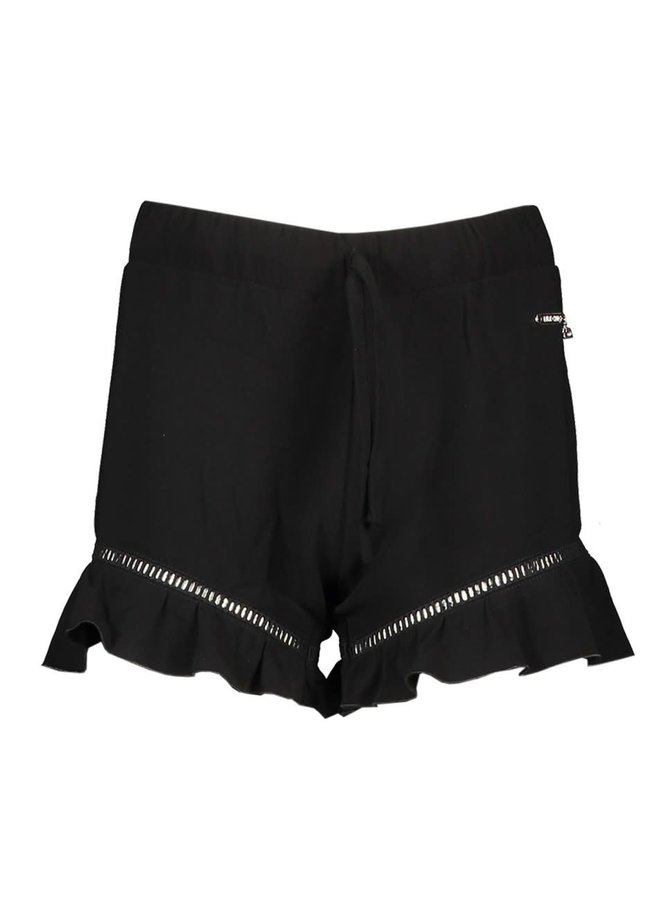 Short Chic Strech Crepe Black