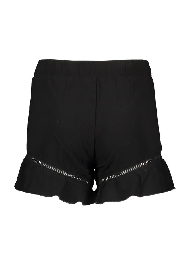 Short Chic Strech Crepe Black