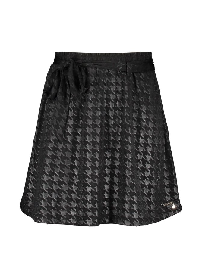 Rok Pied de Poule Black