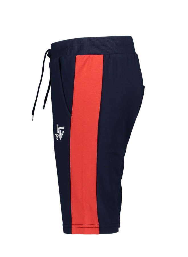 Joggingshort met Zijstreep Navy