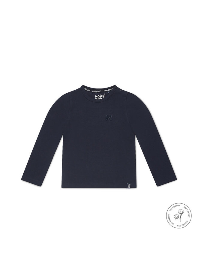 Nate Longsleeve Bio Cotton Navy