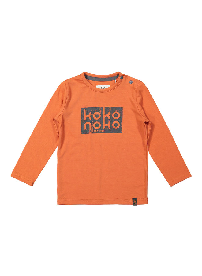 Longsleeve Faded Orange