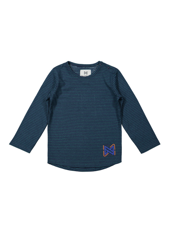 Longsleeve Navy/Green