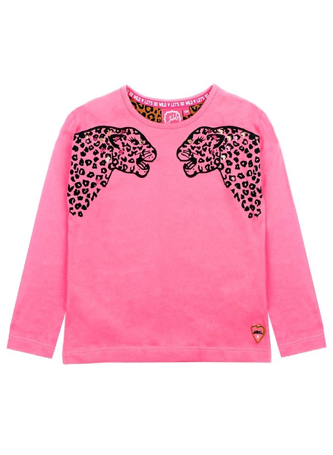 Animal Attitude Longsleeve Roze