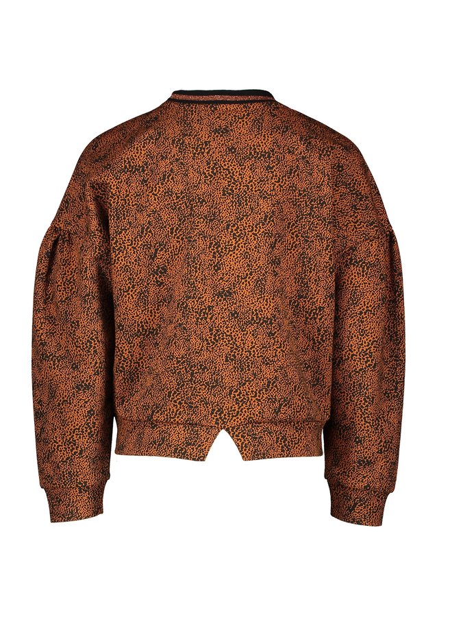 Sweater Kris Leopard Caramel