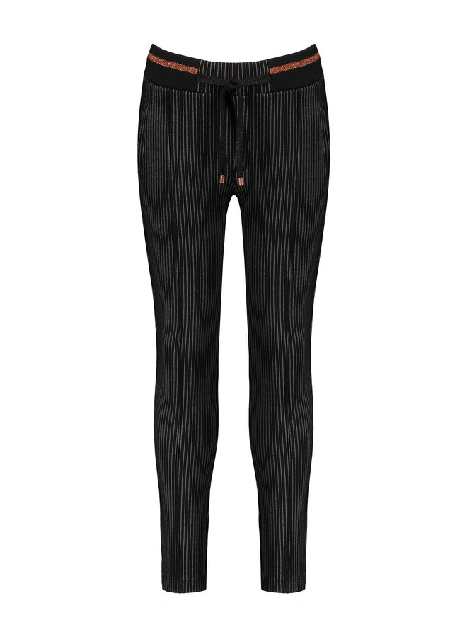 Broek Secler pinstriped Jet Black