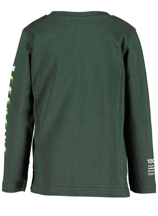 Longsleeve Creative Black/Green