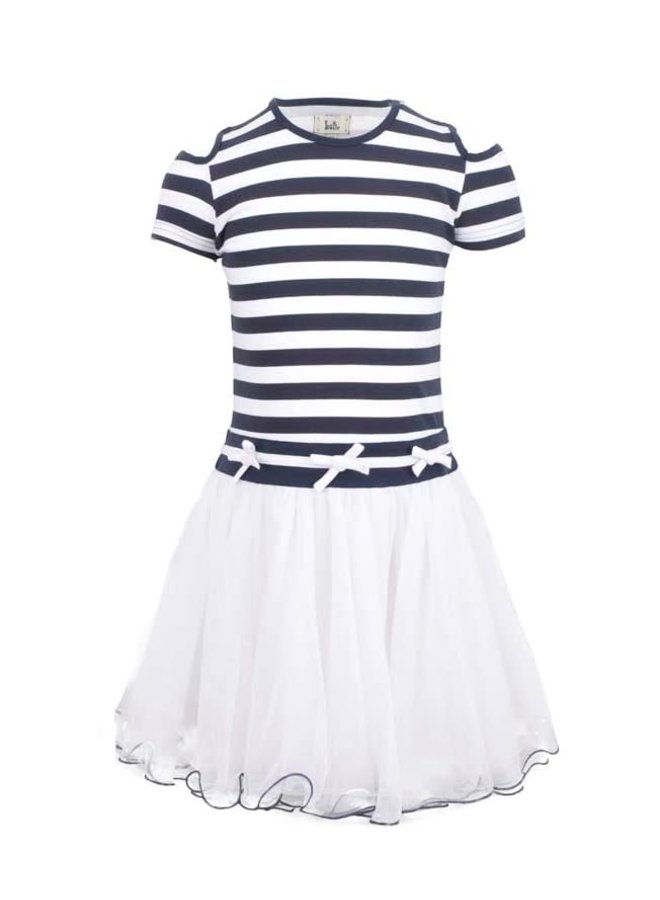 Dancing Dress  Aga Blue/White