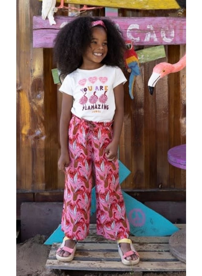 Birds Of Paradise Broek met printje Roze