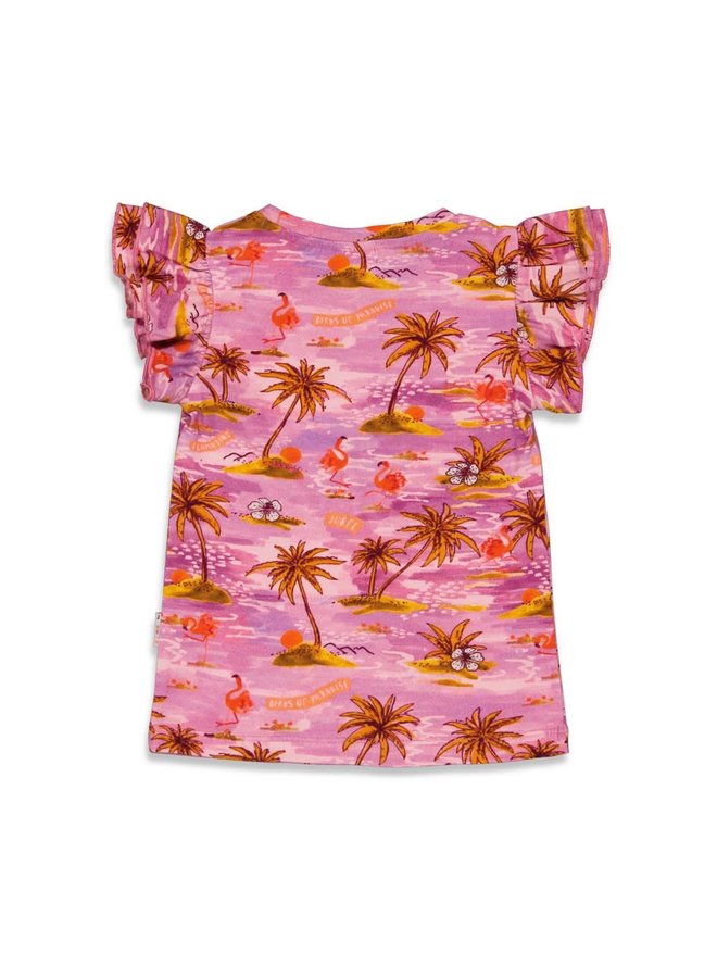 Birds Of Paradise T-shirt printje Violet