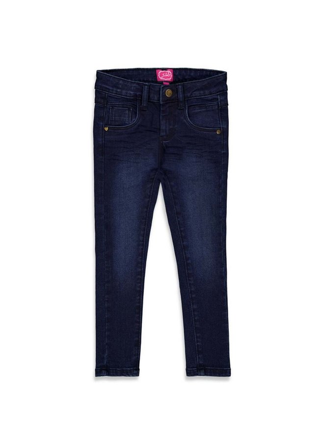 Jeans Skinny Girls Donkerblauw Denim