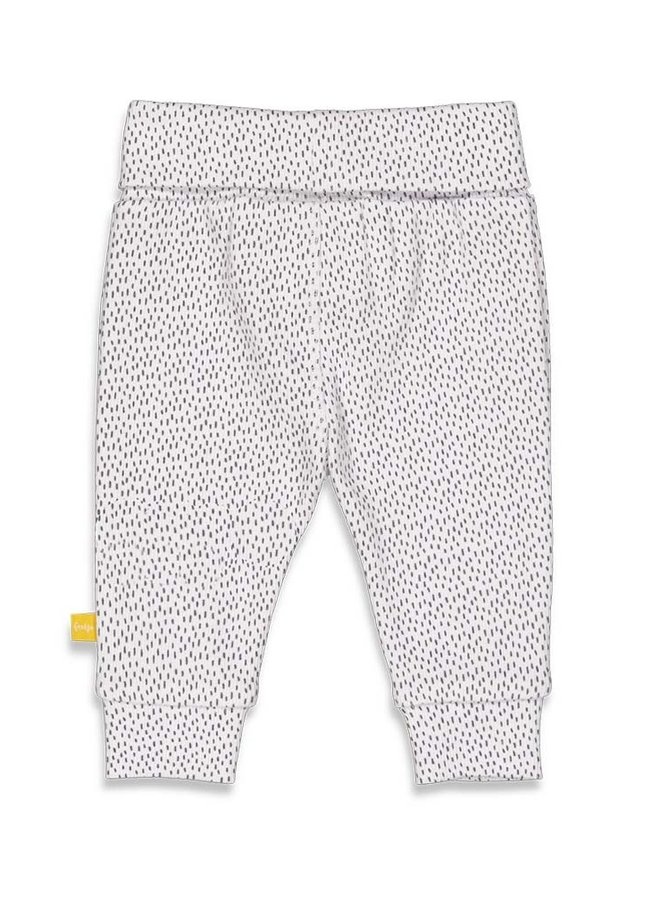 Egg-Cited Broek met printje Wit