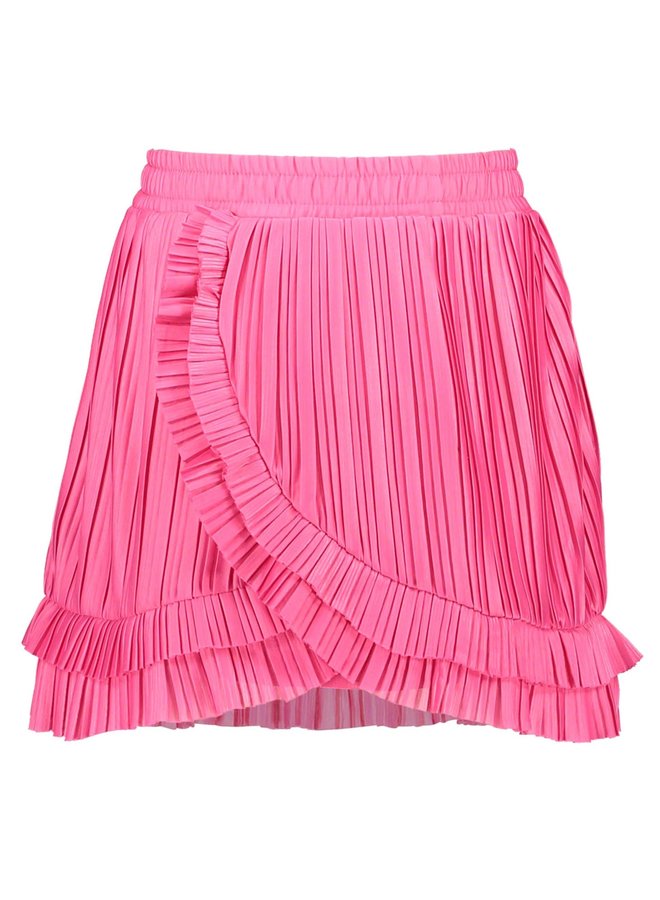 Rok Plise Beetroot Pink