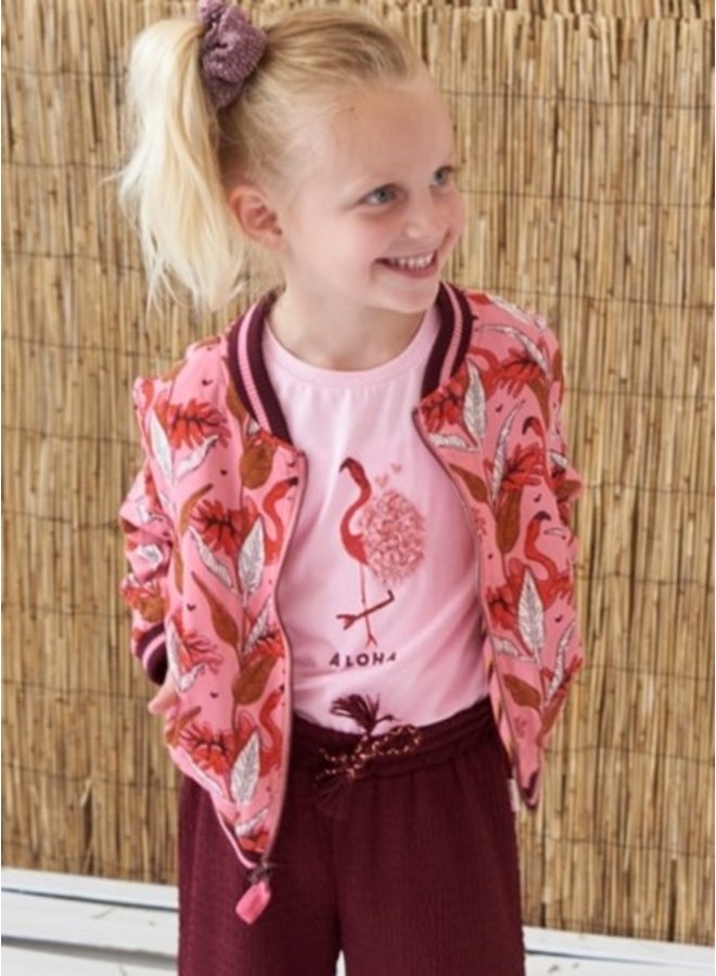 Birds Of Paradise Vest Roze